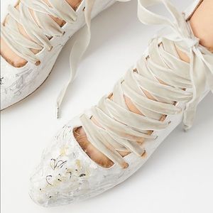 WANTED-Free People Moonflowers flat boots